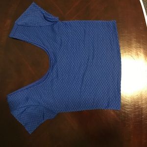 Royal blue crop top